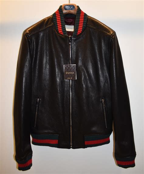 does gucci use faux leather|gucci original leather jacket.